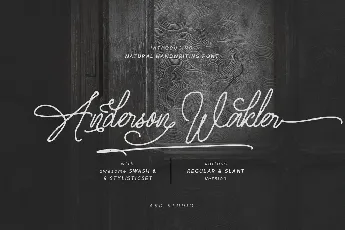 Anderson Wakler font