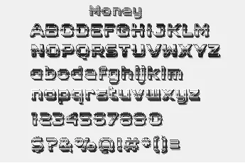 Money font