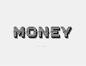 Money font