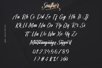 Souther Demo font