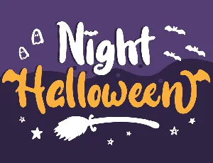 Night Halloween-Personal Use font