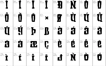 Restoe Iboe font