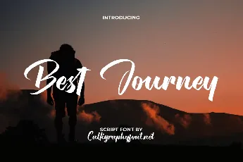 Best Journey Demo font