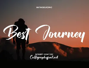 Best Journey Demo font