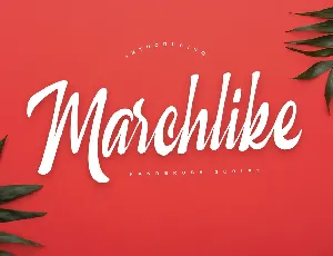 Marchlike font