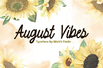 August Vibes font