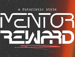 Mentor Reward Demo font