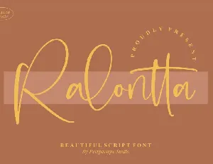 Ralontta font