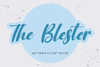 The Blester font