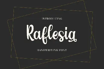 Raflesia font