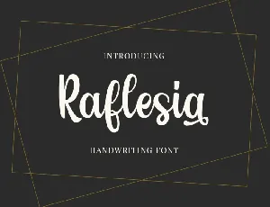 Raflesia font