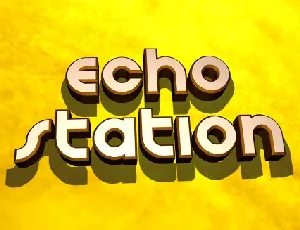 Echo Station Family font