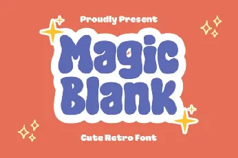 Magic Blank Display font