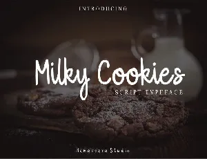 Milky Cookies Typeface font