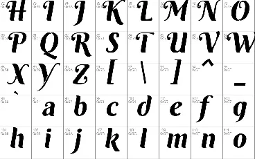 Rosintha font