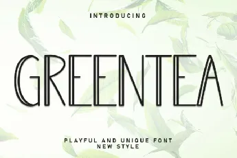 Greentea Display font