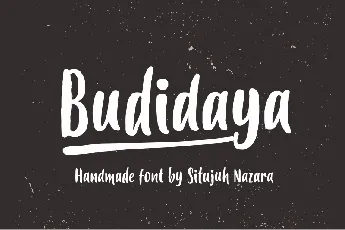 Budidaya Free font