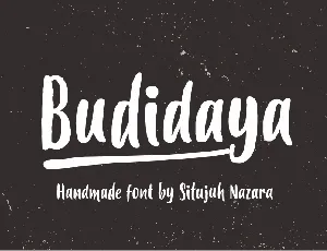 Budidaya Free font