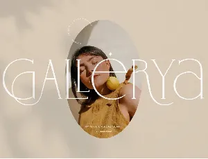 Gallerya font