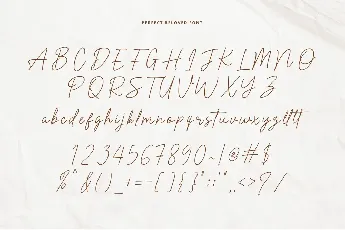 Perfect Beloved font