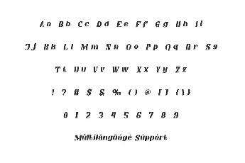 MorgantownDemo font