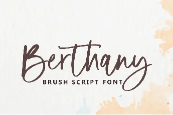 Berthany font