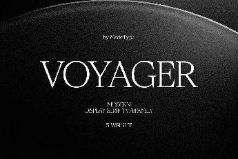 Voyager font