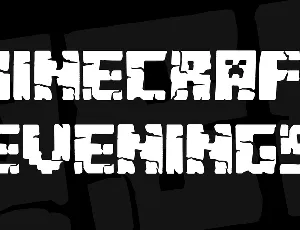 Minecraft Evenings font