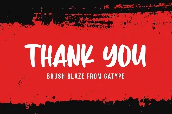 Brush Blaze font