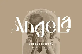 Angela Sans Serif Typeface font