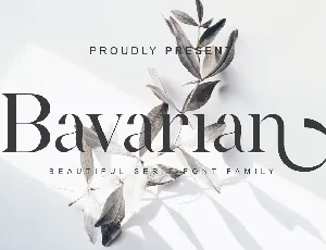 Bavarian Serif font