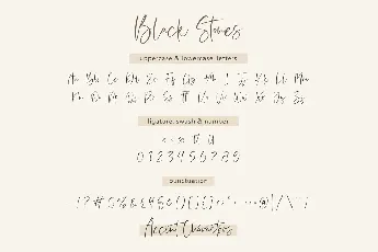 Black Stones font