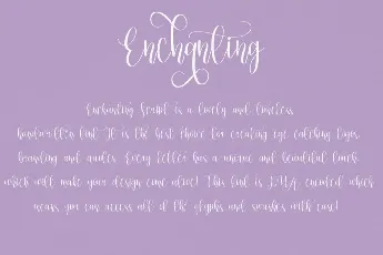 Enchanting font