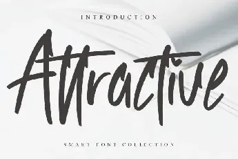 Attractive Brush font