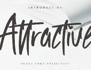 Attractive Brush font