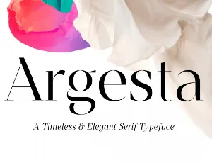 Argesta Family font