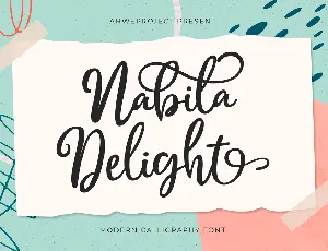 Nabila Delight font