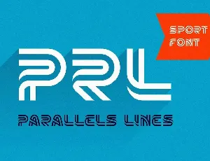 Parallels Lines font