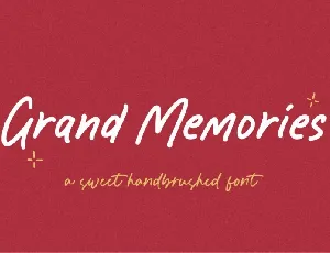 Grand Memories font