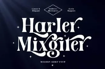 Harler Mixgiter Serif font