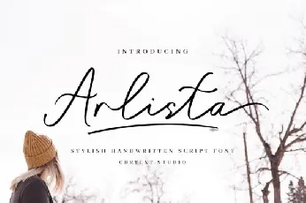 Arlista Handwritten font