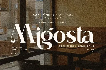 Migosta font