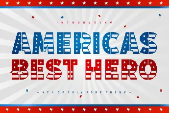 America's Best Hero font