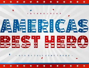 America's Best Hero font