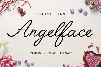 Angelface Free font