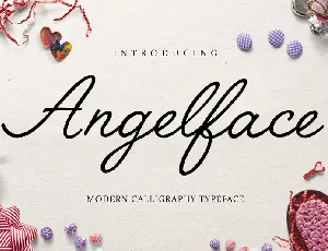 Angelface Free font