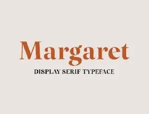 Margaret Display Serif Typeface font