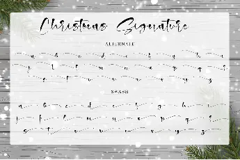 Christmas Signature font