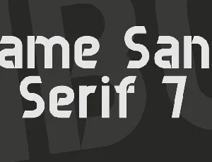 Game Sans Serif 7 font