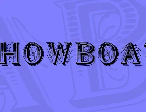 Showboat font